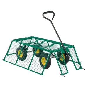 DJM Direct Heavy Duty Garden Outdoor Trolley Cart 300kg