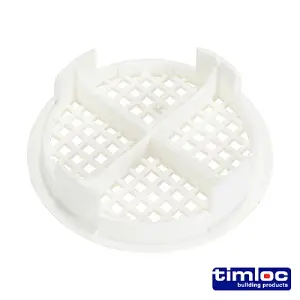 Timloc Push-in Soffit Vent White -  70.0 (10pcs)