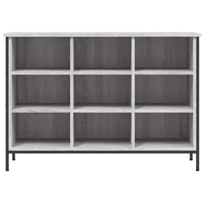 Shoe Cabinet Grey Sonoma 100x35x70 cm Engineered Wood