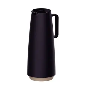 Tramontina 1L Thermal Flask with Interior Glass Container Black