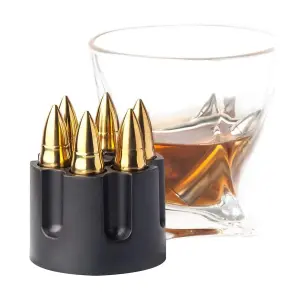 Original Products Bar Originale Bullet Ice Cubes Gold 6 Pack