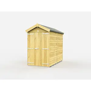 DIY Sheds 4x8 Apex Shed - Double Door Without Windows