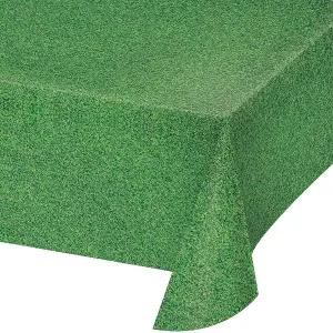 Creative Party Plastic Football Field Party Table Cover Green (One Size)