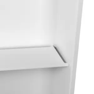 Thermopanel 304 Stainless Steel Recess Shower Niche Shelved - White (204x915x103mm)