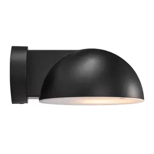 Nordlux Clarso Outdoor Patio Terrace Garden Wall Light In Black (Height) 10.5cm