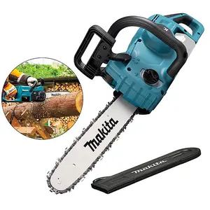 Makita 18v Cordless Chainsaw Brushless 350mm 35cm Cutting Guard + 3.0AH Kit