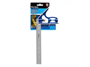 Bluespot Adjustable Professional Engineer Combination Try Square Ruler 300mm 12"