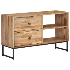 Berkfield TV Cabinet Reclaimed Teak Wood 90x30x55 cm