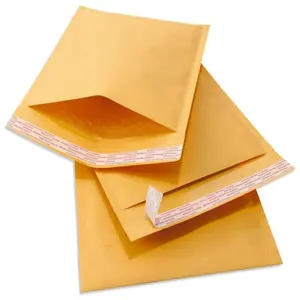 100 x Size 6 (215x320mm) Gold Padded Bubble Lined Secure Self Sealing Peel & Seal Mailing Postal Envelopes