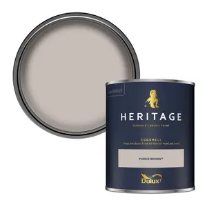 Dulux Trade Heritage Pumice Brown Eggshell Wall paint, 750ml