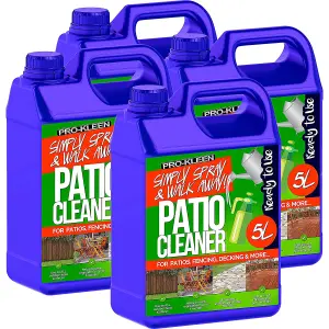 Pro-Kleen Ready to Use Simply Spray & Walk Away Green Mould and Algae Remover 20L