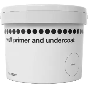 Walls White Primer & undercoat, 10L