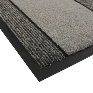 Miracle Barrier Doormat Grey / 0.65cm H x 60cm W x 90cm L