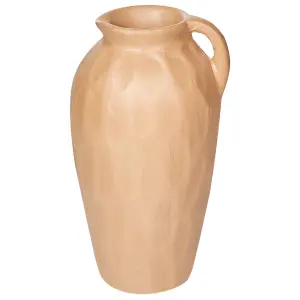 Decorative Vase TAIPING Ceramic Sand Beige