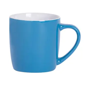 Argon Tableware - Coloured Coffee Mugs - 350ml - Pack of 6 - Blue