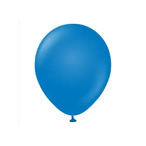 Kalisan Latex Standard Balloons (Pack of 100) Blue (One Size)