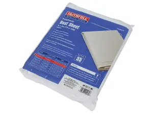 Faithfull - Heavy-Duty Polythene Dust Sheet 3 x 4m