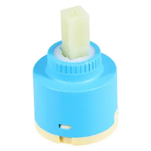 SPARES2GO Mixer Tap Cartridge 40mm Single Monobloc Sink Basin Bath Hot Cold Water Valve