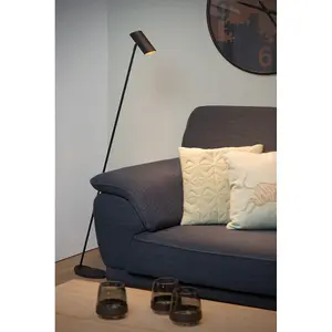 Lucide Hester Modern Floor Reading Lamp - 1xGU10 - Anthracite