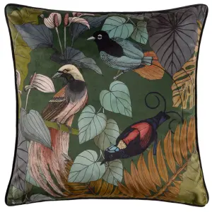 Wylder Moriyo Piped Velvet Polyester Filled Cushion