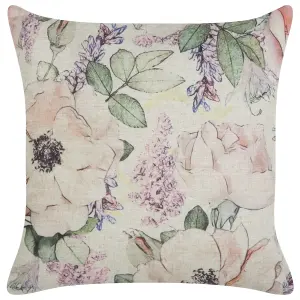 Throw Cushion ZAHRIYE 45 x 45 cm Floral Violet