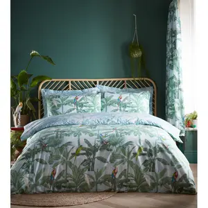 Shartlesville Polyester Floral Duvet Cover Set with Pillowcases Super King - 2 Standard Pillowcases