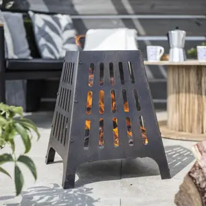 La Hacienda Anubis Steel Matt Bronze Firepit