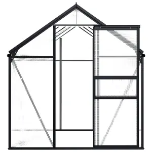 Berkfield Greenhouse Anthracite Aluminium 4.75 m2