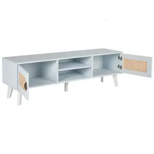 Beliani Boho TV Stand Off-White PARTON