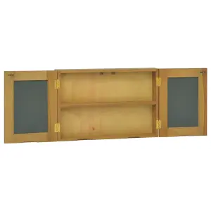 Berkfield Mirror Cabinet 60x10x40 cm Solid Wood Teak