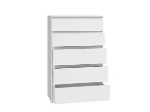 M5 Malwa Chest of Drawers White