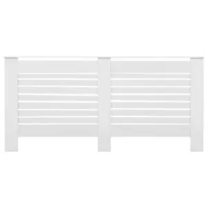 Berkfield Radiator Covers 2 pcs White 172x19x81.5 cm MDF