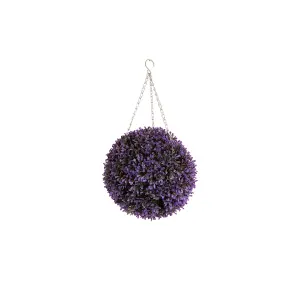 Vivid Violet Topiary Flower Ball