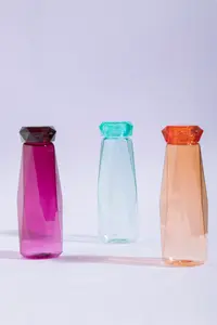 Interiors by Premier Textured Deep Pink Drinking Bottle, Secured Plastic Water Bottle, Versatile Water Botle, Durable Bottle