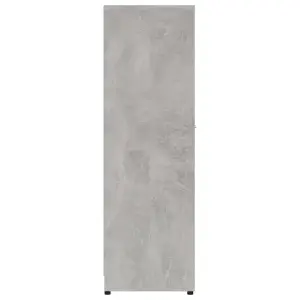 Berkfield Bathroom Cabinet Concrete Grey 30x30x95 cm Engineered Wood