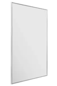 MirrorOutlet Artus - Silver Aluminium Edged Wall Mirror 47" X 31" (120 CM X 80 CM)