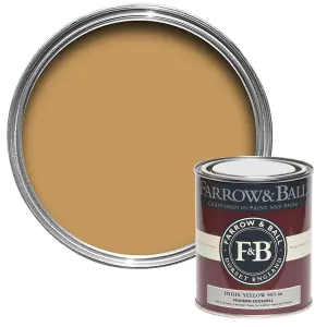 Farrow & Ball Modern India Yellow No.66 Eggshell Paint, 750ml