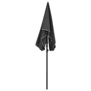 Berkfield Garden Parasol with Pole 200x130 cm Anthracite