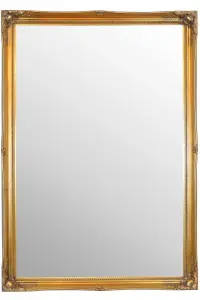 MirrorOutlet Fraser Gold Beaded Dress Mirror 102 x 71 CM