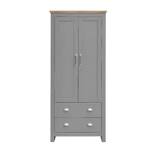 Lisbon 2 Door Double Wardrobe 2 Drawers