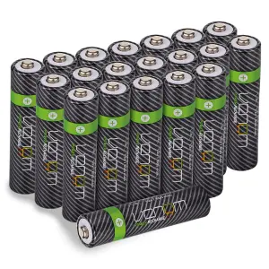 Venom Rechargeable AAA Batteries - 800mAh High Capacity - Pack of 20