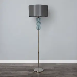 Inlight Remo Chrome effect LED Floor lamp