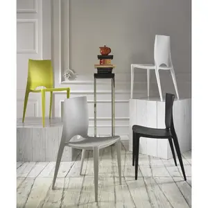 Woolf Stacking Dining Chair (Set of 4) Lime