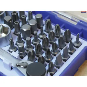 Faithfull - Screwdriver Bit & Socket Set, 42 Piece