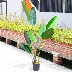 Garden Decoration Artificial Banana Tree in Pot 180 cm