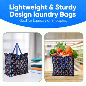 Woven Storage Laundry Bag - Assorted Designs