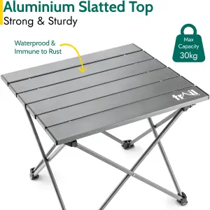 Trail Folding Camping Table Lightweight Aluminium Outdoor Garden Beach Small