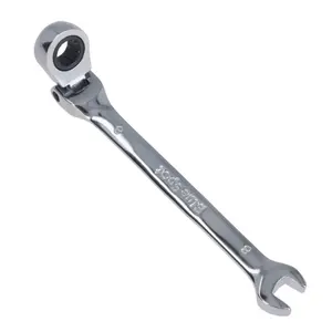 8mm Metric Flexible Combination Ratchet Spanner Wrench Bi-Hex 12 Sided