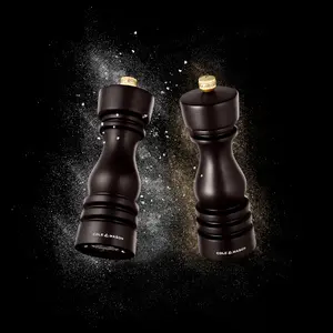 Cole & Mason London Chocolate Wood Salt & Pepper Mill Set 180mm