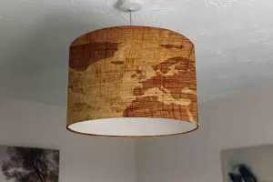 Old paper texture (Ceiling & Lamp Shade) / 45cm x 26cm / Lamp Shade